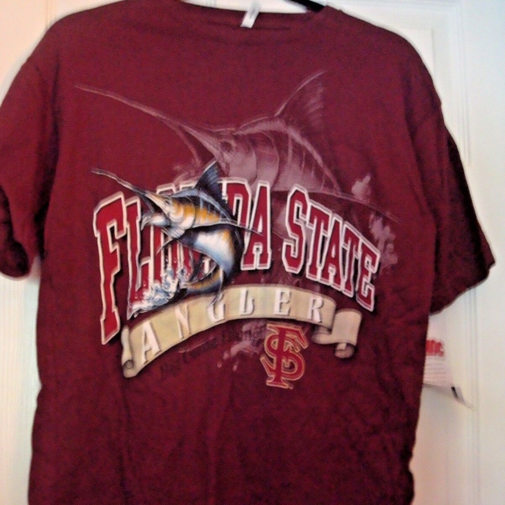 FLORIDA STATE SEMINOLES ANGLER MEN'S MED TEE
